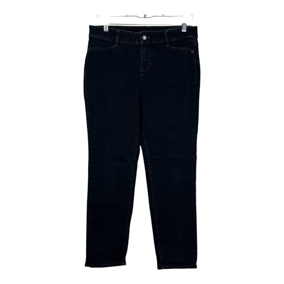 Talbots Signature Petite Dark Wash Denim Jeans Womens 10P Classic - Picture 1 of 9